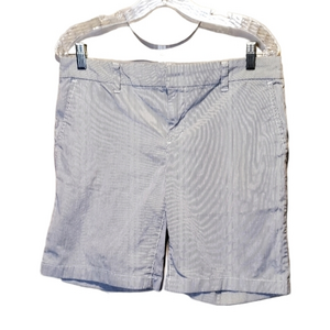 Tommy Hilfiger Striped Cotton Shorts‎ Blue White Size 8